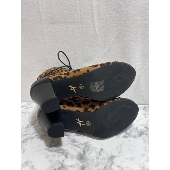 Lulu Hun Selma London Leopard Boots 5 VTG Inspired Whimsygoth Witchy Coquette - Picture 9 of 9